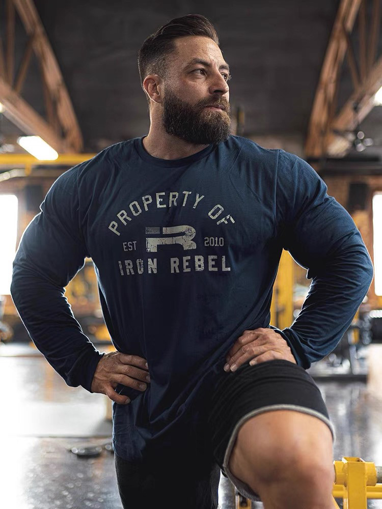 IR惩罚者运动长袖男美式健身上衣大码T恤训练正肩内搭弹力打底衫,淘宝优惠券,粉丝福利购,淘宝优惠卷