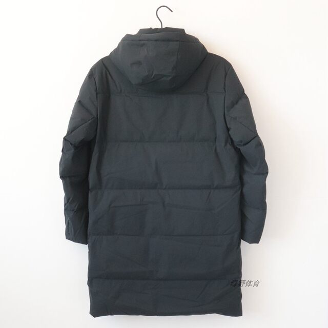 ANTA Men's Down Jacket Windbreaker Medium Long Jacket Warm Windproof Water Repellent Hooded Sports Top 152517912N