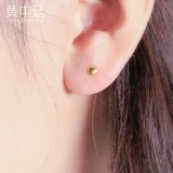 Золотые маленькие серьги