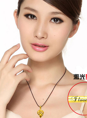男女项链绳皮绳蜡绳吊坠翡翠挂绳