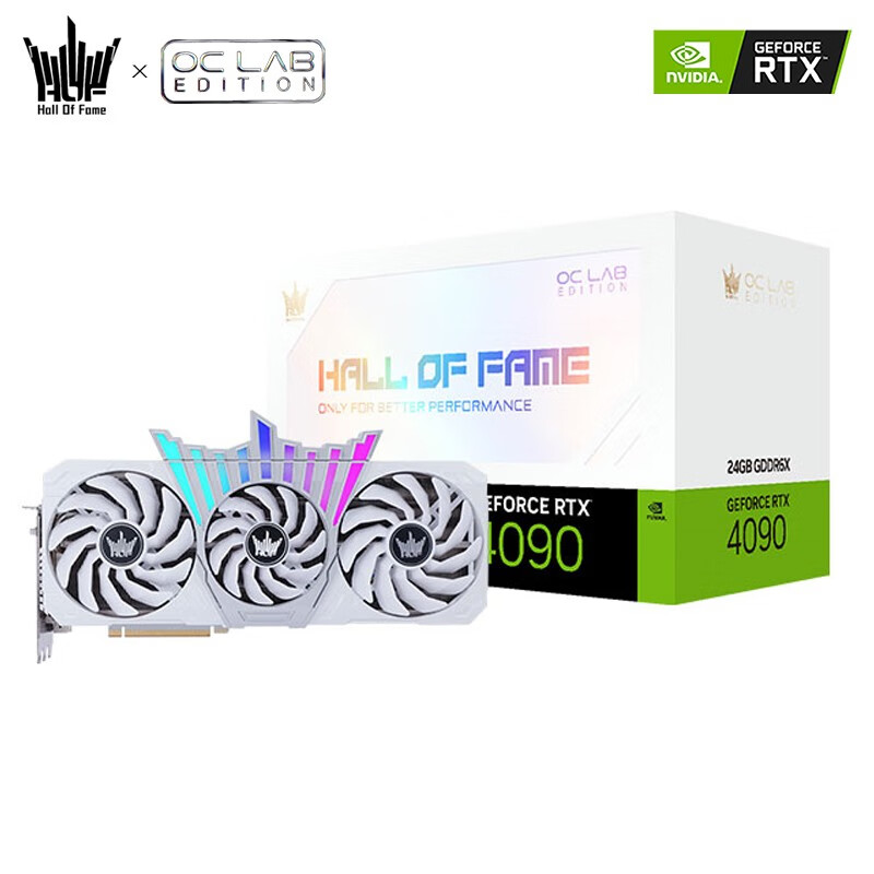 影驰RTX4090名人堂RTX4080 RTX4070Ti高端台式机电脑游戏独立显卡 - 图3