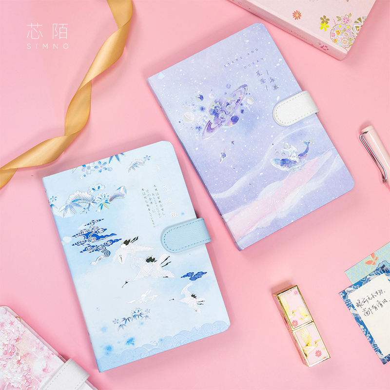 Ancient style magnetic buckle gift-giving literary and exquisite notepad