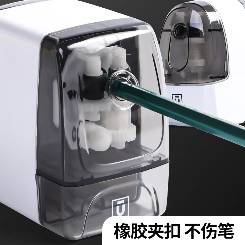 晨光优品卷笔刀铅笔削笔刀器多功能儿童手摇金属小学生自动进铅手动钻笔刀转笔机大号转笔剥笔机_虎窝淘