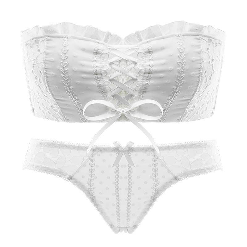 肩带防滑无钢圈女性感聚拢小裹胸 芬格美文胸