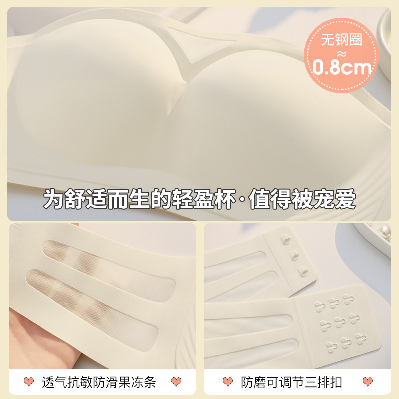 肩带防滑小胸聚拢无钢圈夏季裹胸 芬格美文胸