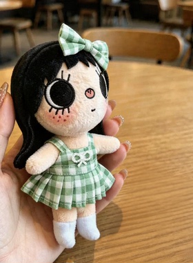 日本JCKNBJ绿色蝴蝶结小玉包包挂件毛绒玩偶公仔钥匙扣送生日礼物