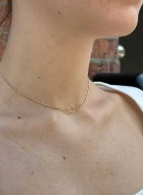 圆圈项圈链颈链女生百搭
