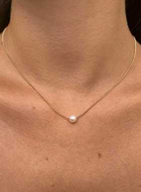 百搭可爱代购正品轻奢锁骨链bm