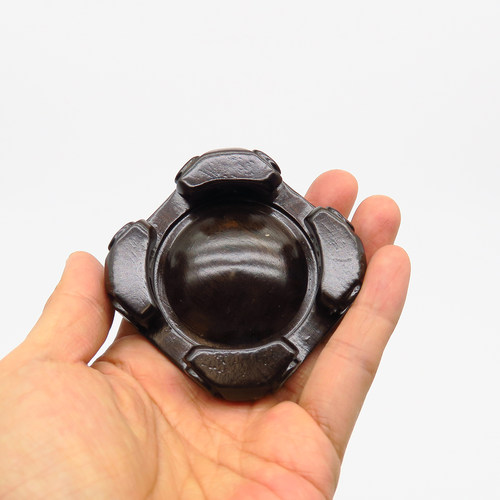微型整木花瓶盆景陶瓷器茗杯玉器奇石文玩古董小摆件底座木托架垫 - 图1