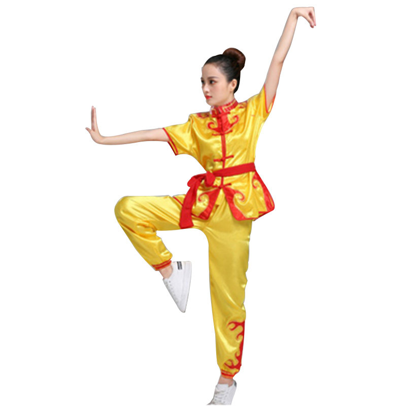 三色男女装舞龙舞狮民族武术秧歌服 丹依琪民族服装/舞台装