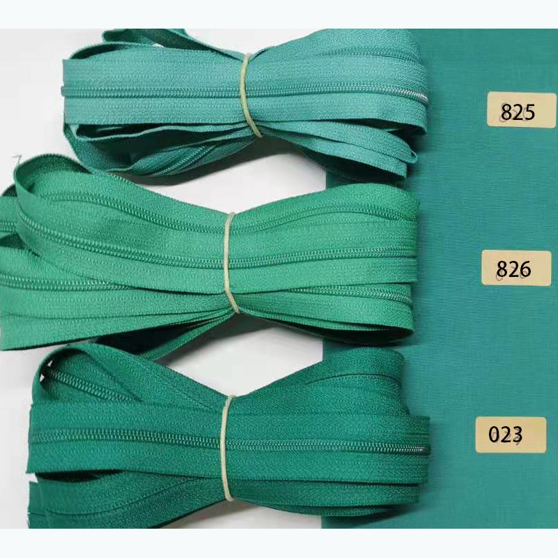 100色3号YKK尼龙单双向码装拉链绿色系列3薄荷绿翡翠绿包袋DIY抱-图2