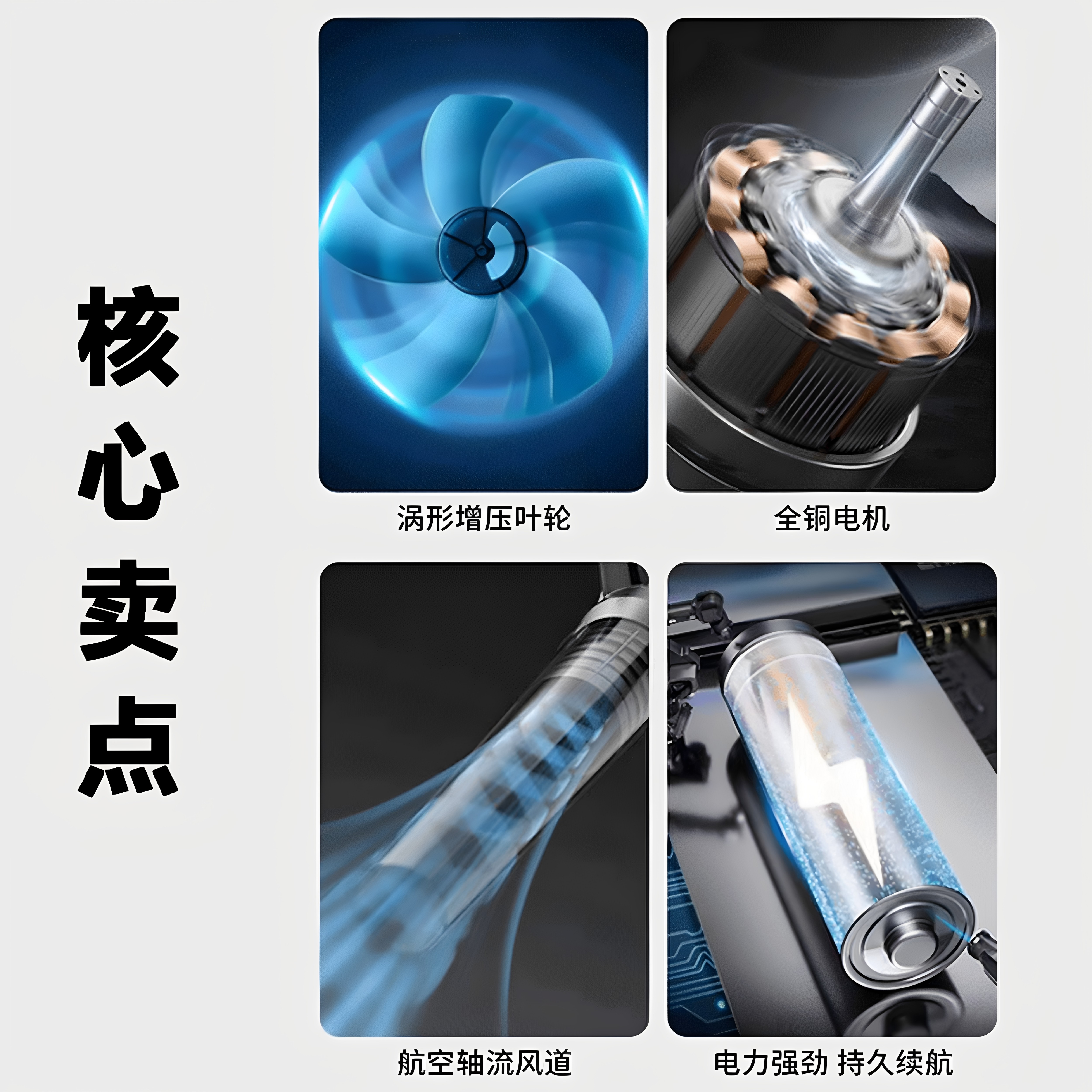 车载无线吸尘器大吸力家用汽车开荒美缝强力大功率工业商用吸尘机