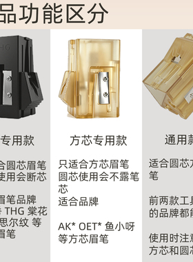 眉笔专用卷笔刀削眉笔工具