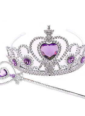 冰雪奇缘饰品皇冠魔法棒假发手套 FORZEN衣服配套饰品