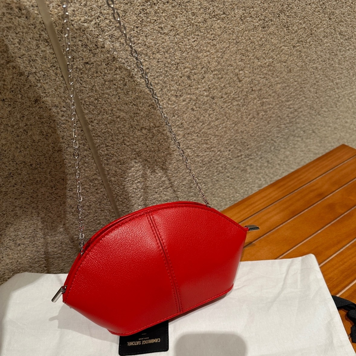 日韩简约高质感牛皮贝壳半圆手拿单肩斜挎链条包时髦百搭潮晚宴包,淘宝优惠券,粉丝福利购,淘宝优惠卷