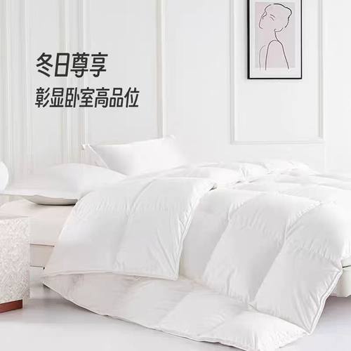 Sam会员店Member'sMark95%白鹅绒冬被恒温保暖静音抗菌羽绒被子 - 图2