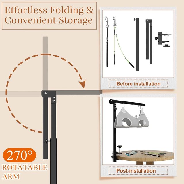 Pet Grooming Table Extended Stand Dog and Cat Hammock