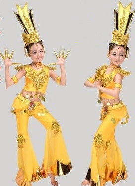 千手观音演出服成人舞蹈表演服装 古典舞服 民族表演舞蹈服装