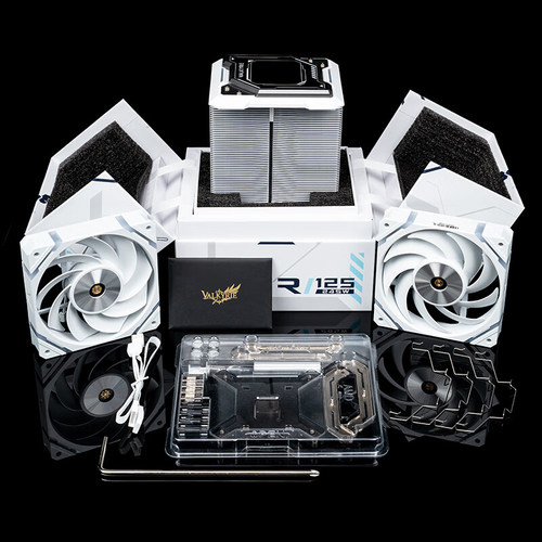VK瓦尔基里SL DL R125 DX140台式电脑CPU塔式屏显散热风冷散热器 - 图3