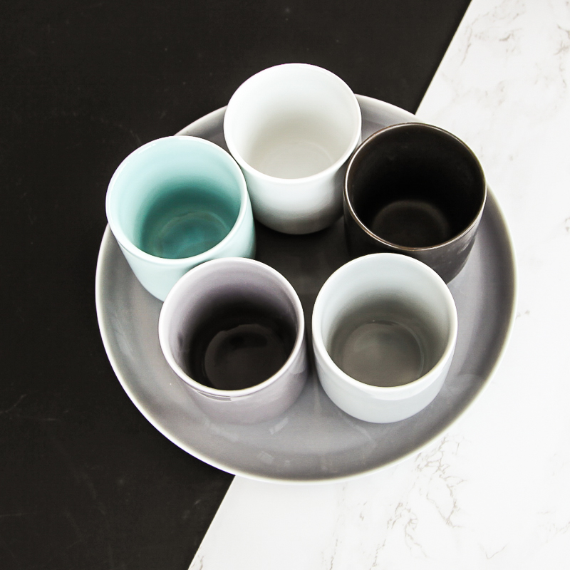 丹麦品牌MENU精品双层陶瓷保温隔热水杯马克杯INS风咖啡拿铁杯 - 图0