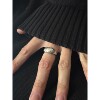 Silver plain ring for women 2026 new style temperament ring