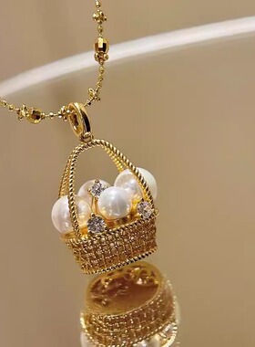 好运招财篮子项链女款2025新款