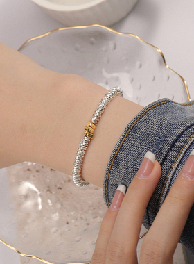金色碎银子手链夏日新款