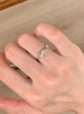 镭射葫芦戒指女小众设计