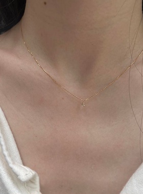 mini水滴细款项链女气质显白颈链