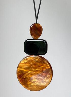 几何项链女2025新款爆款气质独特