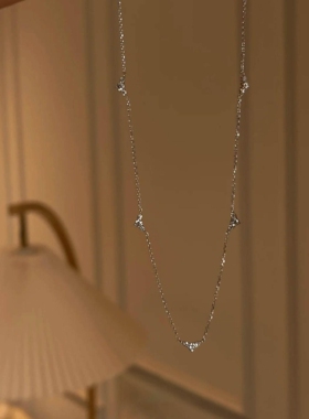 爱心项链女配饰时尚精致颈链