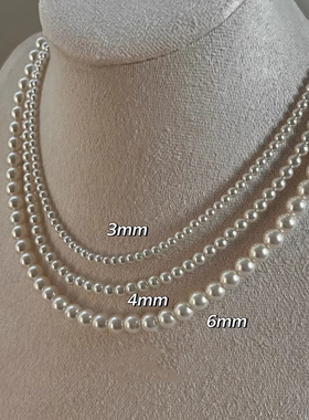 Jennie同款仿珍珠项链女款