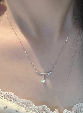 超闪玫瑰切项链女配饰2026新款