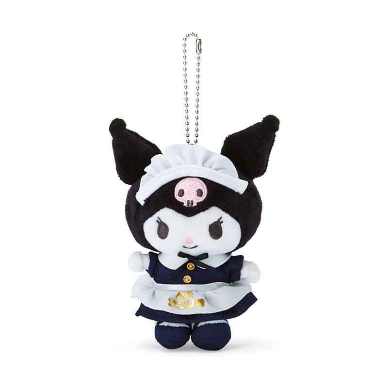 日本三丽鸥周边正版咖啡店女仆库洛米公仔玩偶毛绒包包挂件小挂饰 - 图3