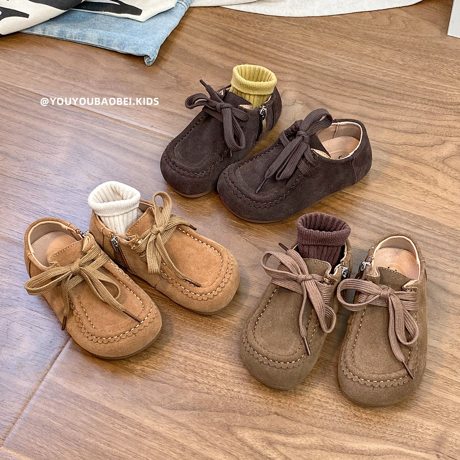韩版儿童皮鞋2025秋季新款真皮女童单鞋勃肯鞋软底透气男童豆豆鞋,淘宝优惠券,粉丝福利购,淘宝优惠卷