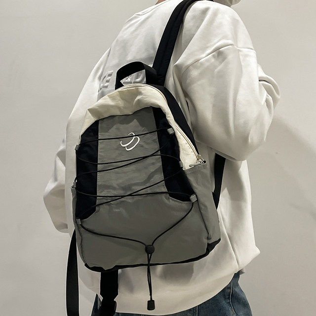Schoolbag niche trendy backpack men's style