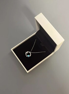 鞠婧祎同款范家恋恋星球锁骨项链