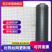 Breeding Chicken Fencing Nets Plastic Mesh Protective Blocking Nets Domestic Small Holes Guardrails Breeding Nets Cornnet Black Glued Nets