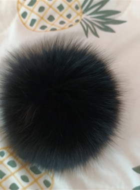 狐狸毛毛球diy手工帽子包包挂件