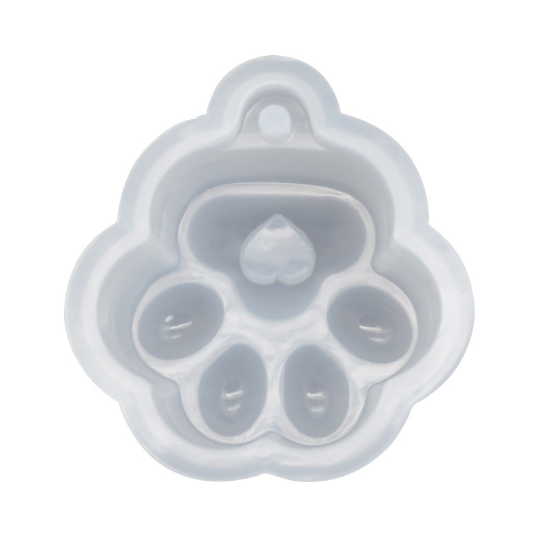 水晶滴胶AB树脂猫爪吊坠挂件带孔钥匙扣硅胶模具手工diy材料配件,淘宝优惠券,粉丝福利购,淘宝优惠卷