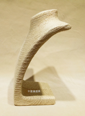 精编麻绳非立体人像脖子珠宝