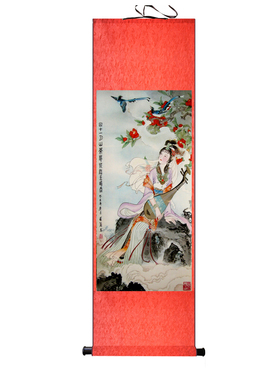 仕女图人物工笔画挂画