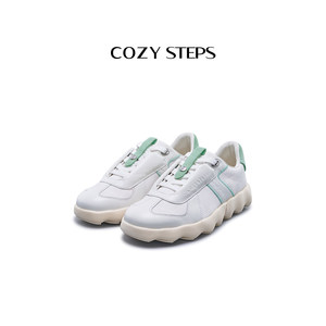 COZY STEPS可至 春季新款休闲运动鞋舒适单鞋复古法棍德训鞋 5178