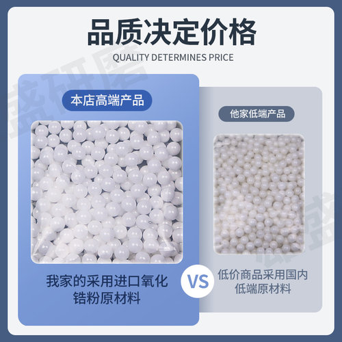 氧化锆研磨珠锆珠95氧化锆珠球磨珠陶瓷球研磨锆珠0.1-50mm研磨球 - 图1