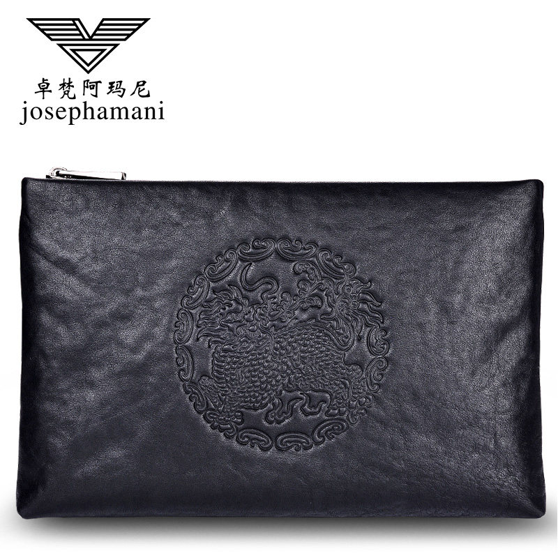 卓梵2020休闲手拿包阿玛尼男士手包 珏斌达箱包男士包袋