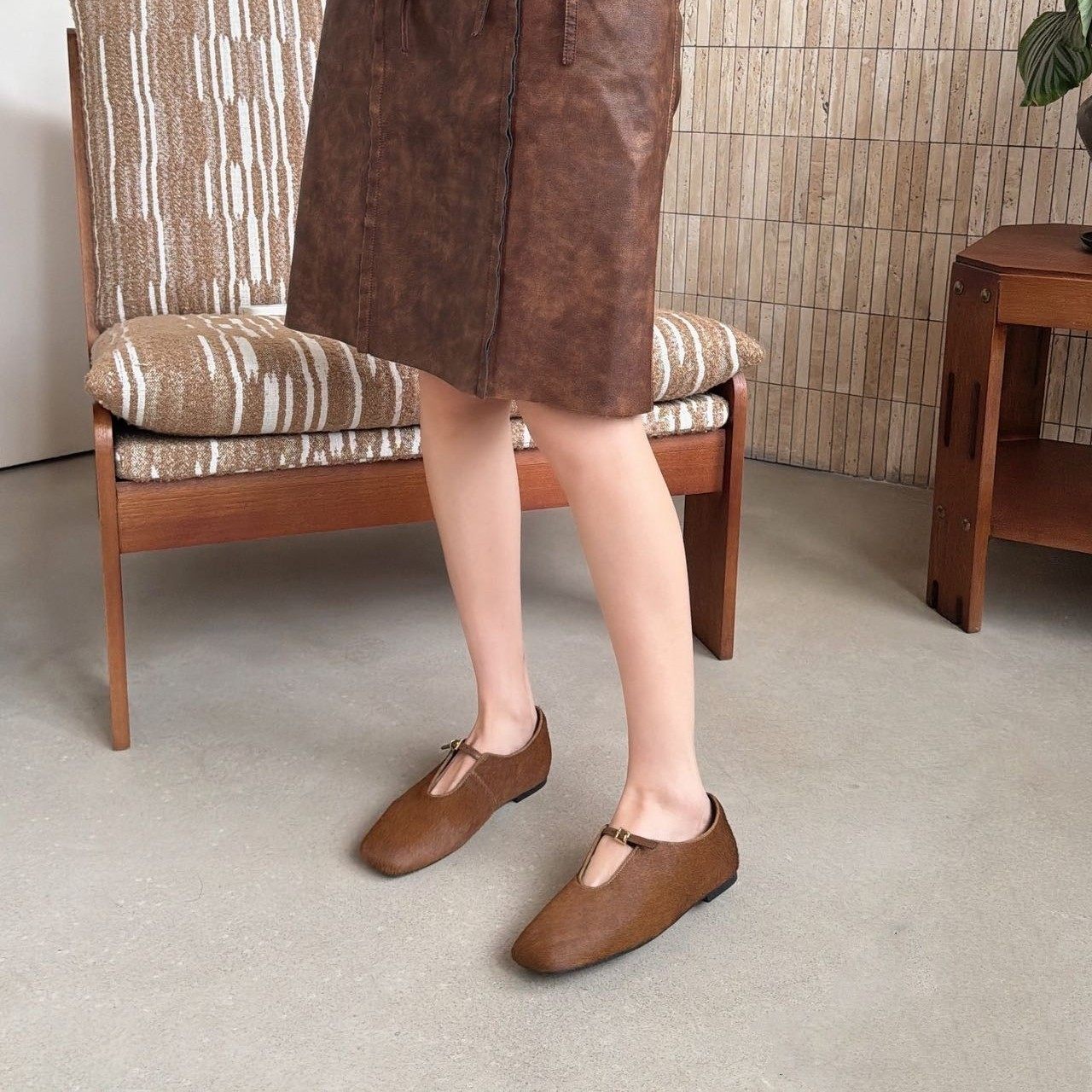 艾模儿2026年春夏玛丽珍小皮鞋女鞋时尚百搭舒适潮鞋一脚蹬平底,淘宝优惠券,粉丝福利购,淘宝优惠卷