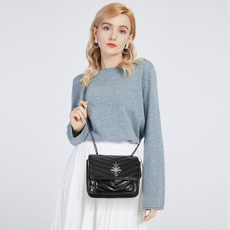 菱格2020新款网红流浪包ck链条包包 米缇贝蒂箱包女士包袋