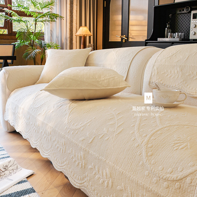 M.life南枝与叶北欧复古水洗全棉沙发垫坐垫纯棉靠背巾沙发套罩巾,淘宝优惠券,粉丝福利购,淘宝优惠卷