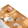 Cost-effective crystal velvet living room floor mat blanket cushion