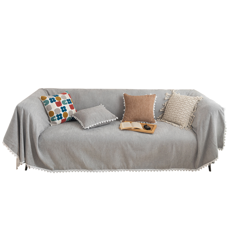 M.life 北欧ins简约纯色沙发巾客厅沙发全包沙发套罩盖布沙发垫